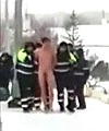 Naked Man Arrested In Snow