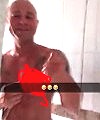 Bald Man Takes A Shower