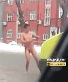 Naked Man Attacks Ambulance