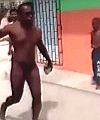 Naked Man Streaks 