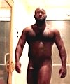 Naked Black Man In The Sauna