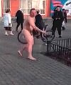 Naked Russian Man In The Street Part 2