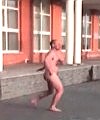Naked Russian Man In The Street Part 1 